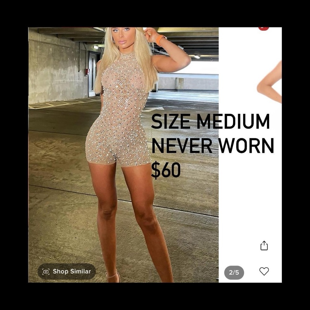 Bedazzled romper